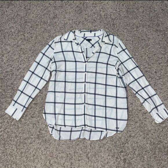 Talbots Longsleeve Checkered Buttondown - Picture 2 of 6